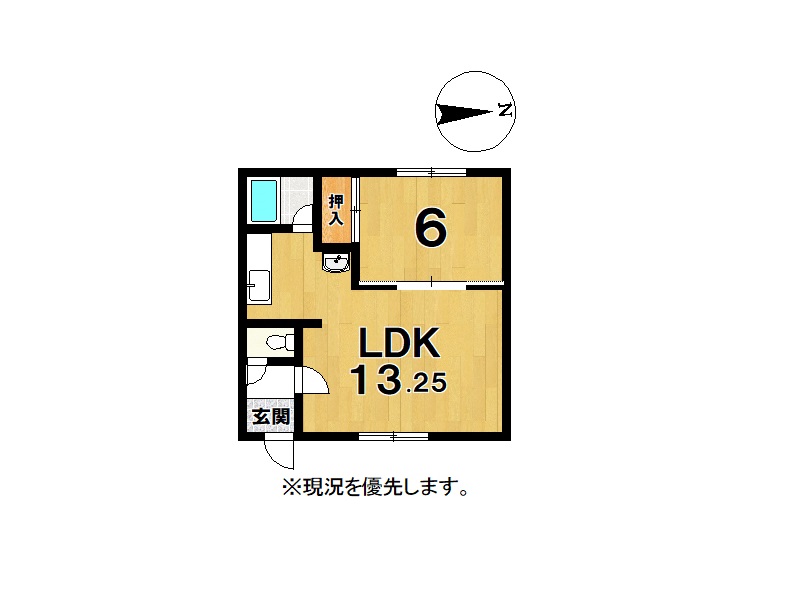 部屋画像2：間取図