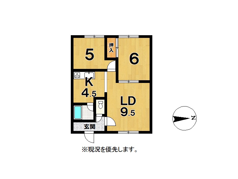 部屋画像2：間取図