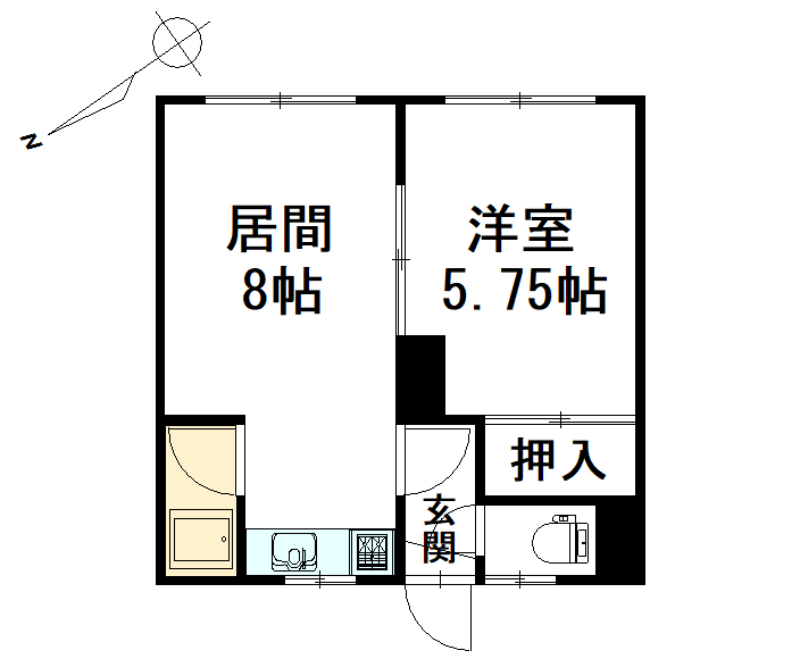 部屋画像12：間取図