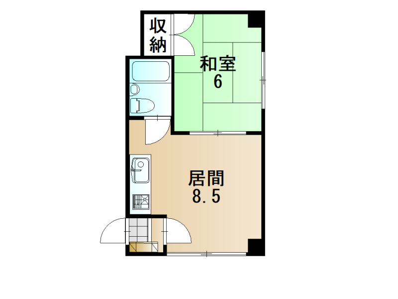 部屋画像6：間取図