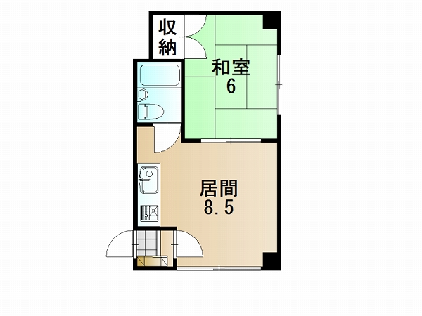 部屋画像1：間取図