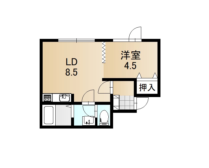 部屋画像10：間取図