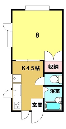 部屋画像1：間取図