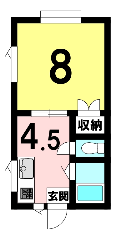 部屋画像9：間取図