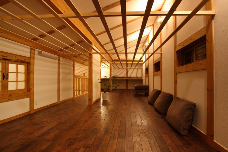 3階の大広間 こちらのスペースは自由な発想でお使いいただけます