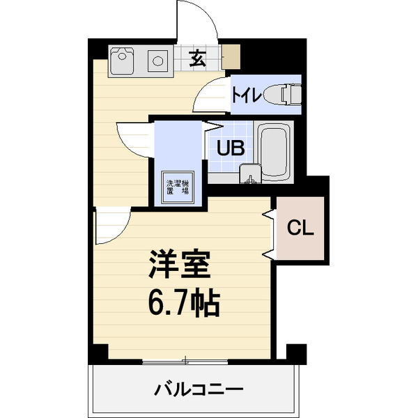 部屋画像1：間取図