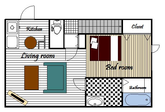 部屋画像2：間取図