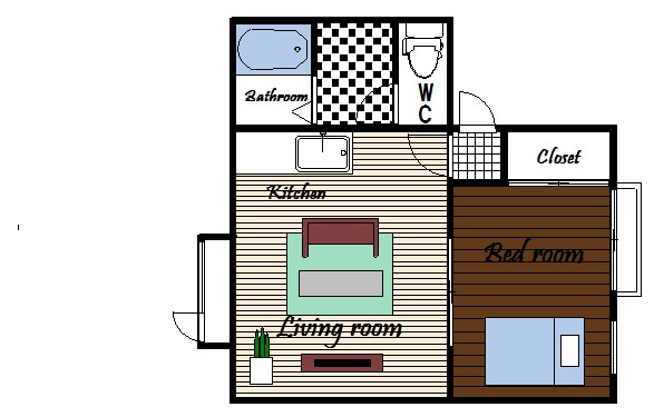 部屋画像2：間取図