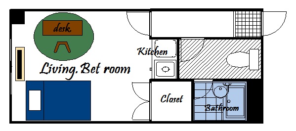 部屋画像9：間取図