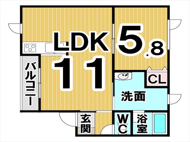 部屋画像17：間取図