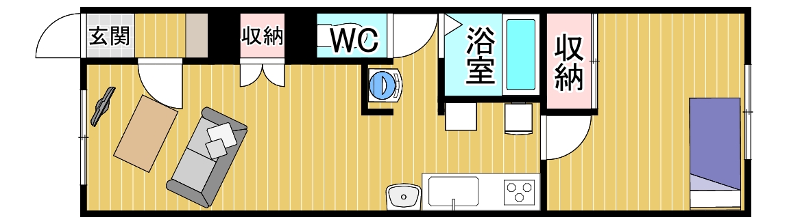 部屋画像13：間取図