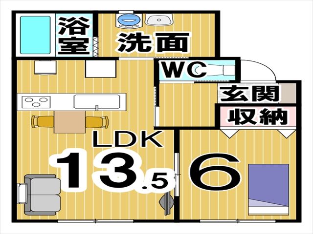 部屋画像15：間取図