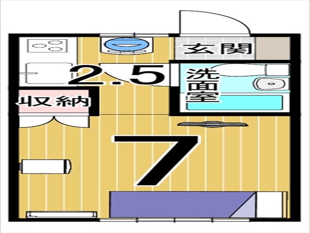 部屋画像14：間取図