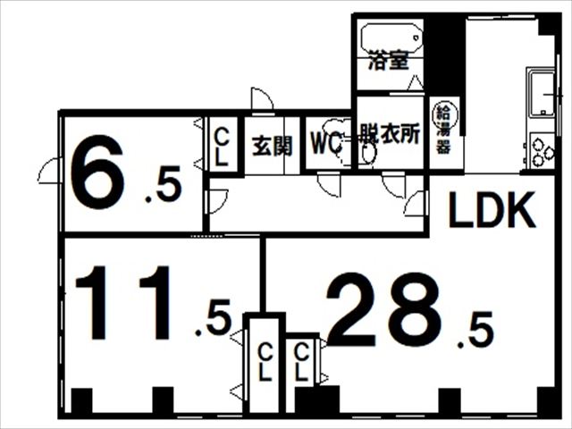 部屋画像14：間取図