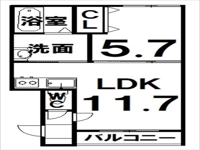 部屋画像16:間取図