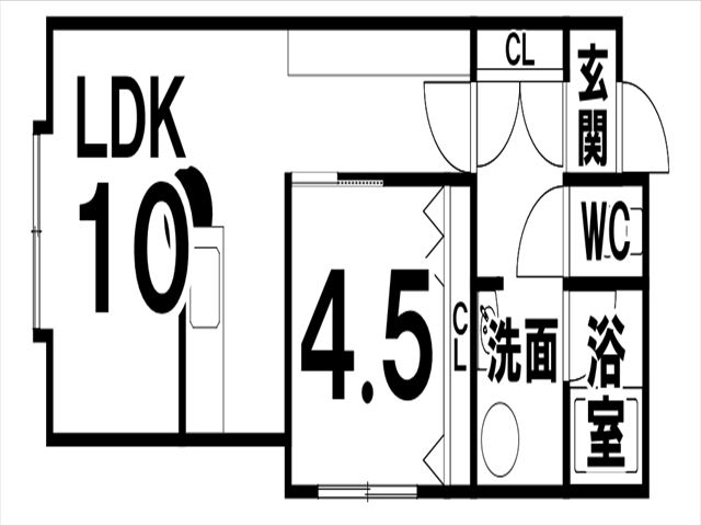部屋画像20:間取図