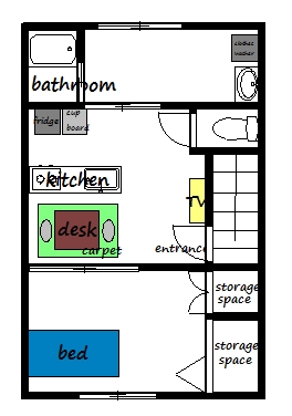 部屋画像2：間取図